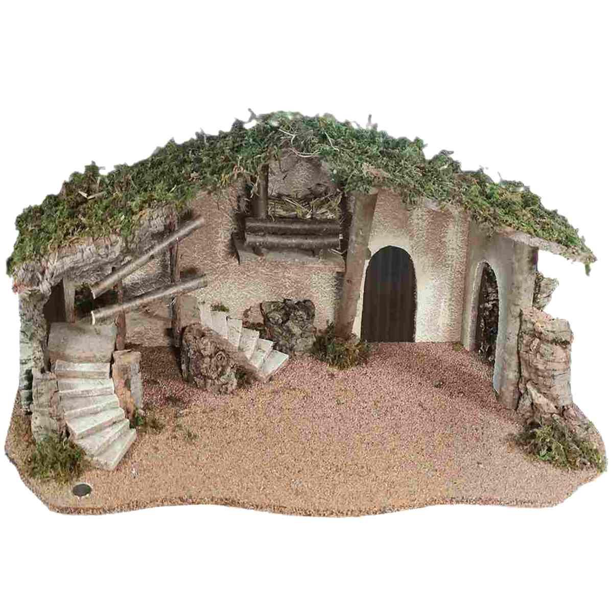 Capanna Legno Fontanini Altezza cm.76x35x32 | Fontanini