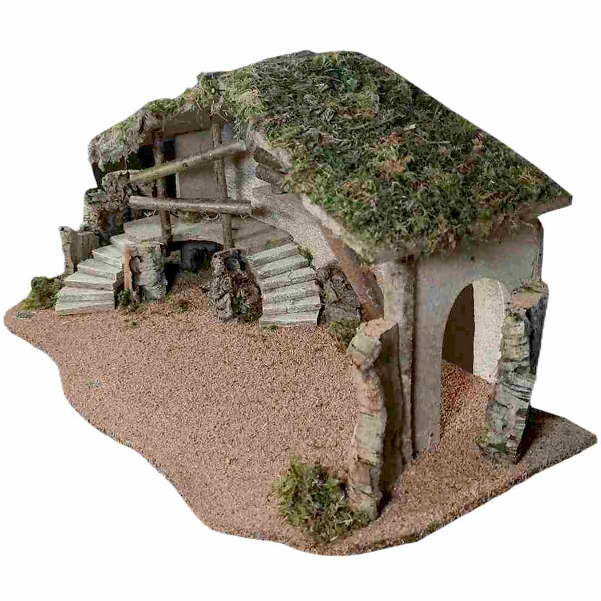 Capanna Legno Fontanini Altezza cm.76x35x32 | Fontanini