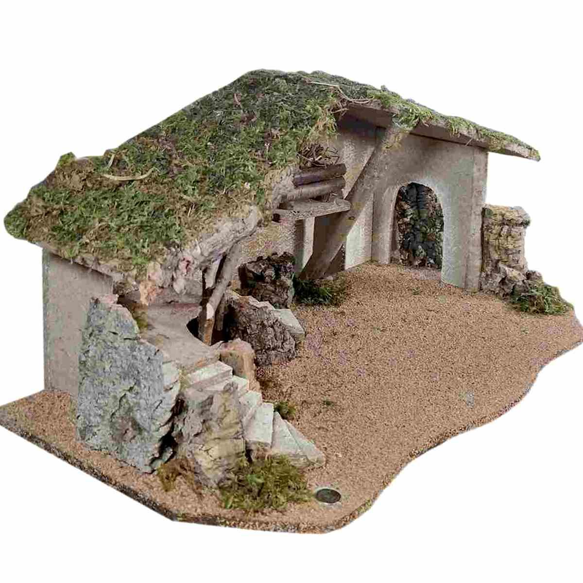 Capanna Legno Fontanini Altezza cm.76x35x32 | Fontanini