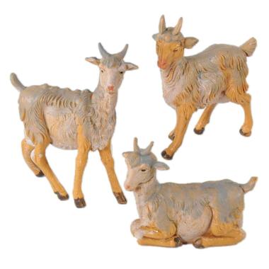 Statua cm.12 Caprette Set pz.3 | Fontanini