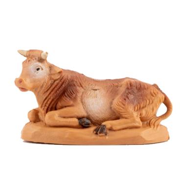Statua cm.6,5 Bue Sdraiato | Fontanini