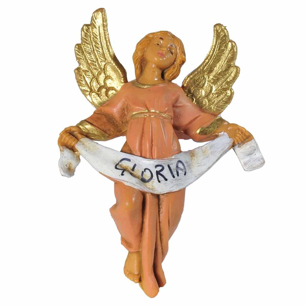 Statua Angelo con Abito Rosa da Appendere cm.4,5x0,9xH6,5 |Fontanini
