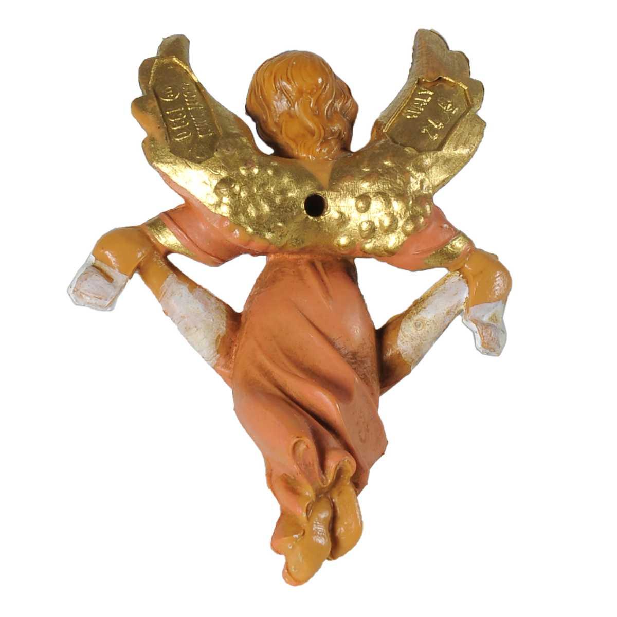 Statua Angelo con Abito Rosa da Appendere cm.4,5x0,9xH6,5 |Fontanini