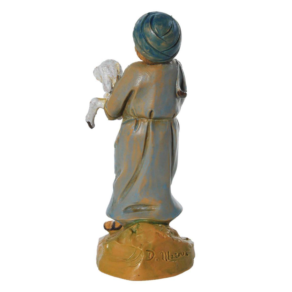 Statua cm.12 Pastore Ragazzo con Agnello | Fontanini