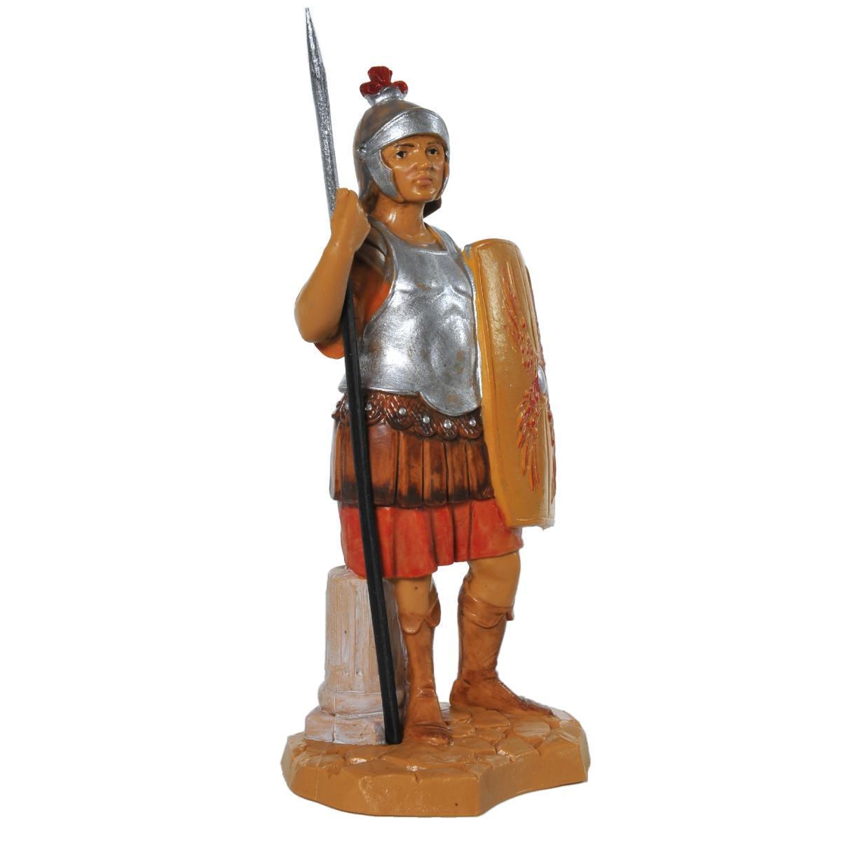 Statua cm.12 Soldato Romano con Scudo | Fontanini