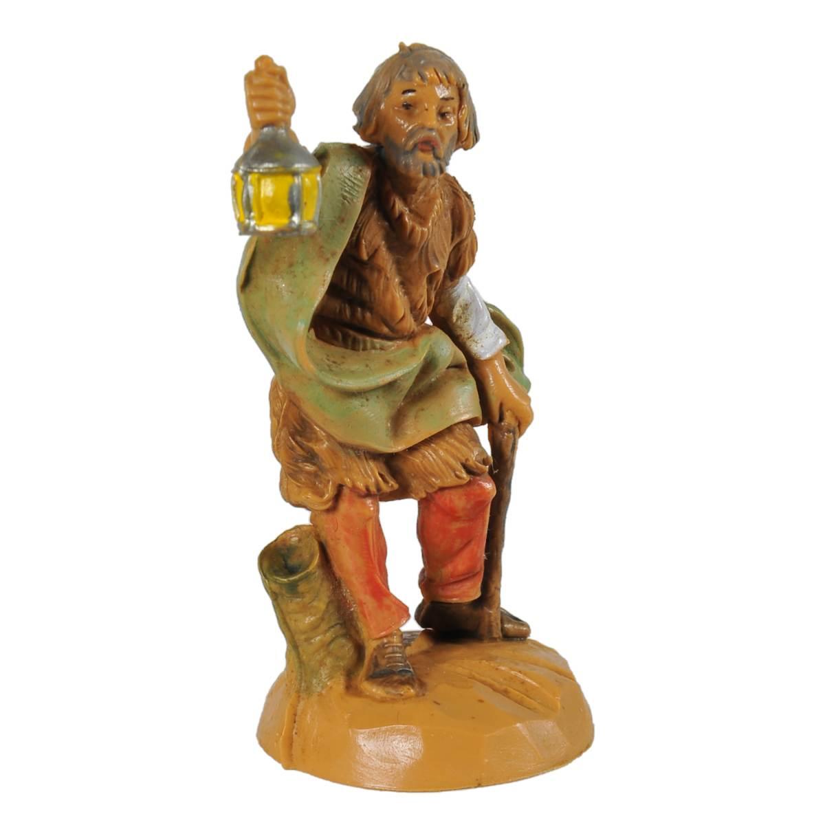 Statua cm.6,5 Pastore con Lanterna | Fontanini