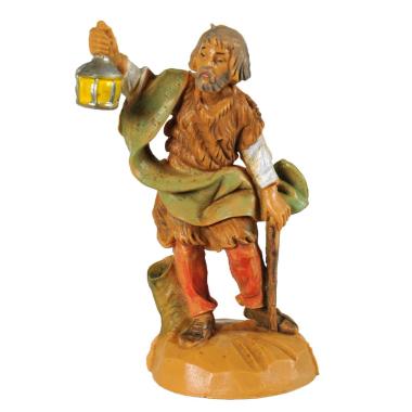 Statua cm.6,5 Pastore con Lanterna | Fontanini