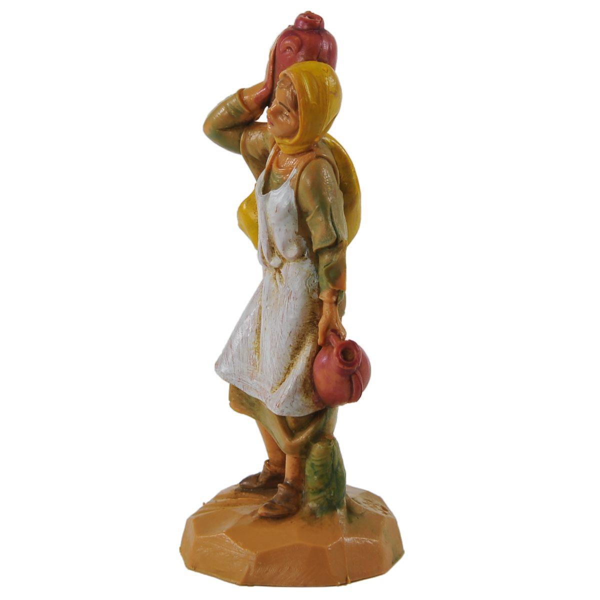 Statua cm.6,5 Pastorella con Brocche | Fontanini