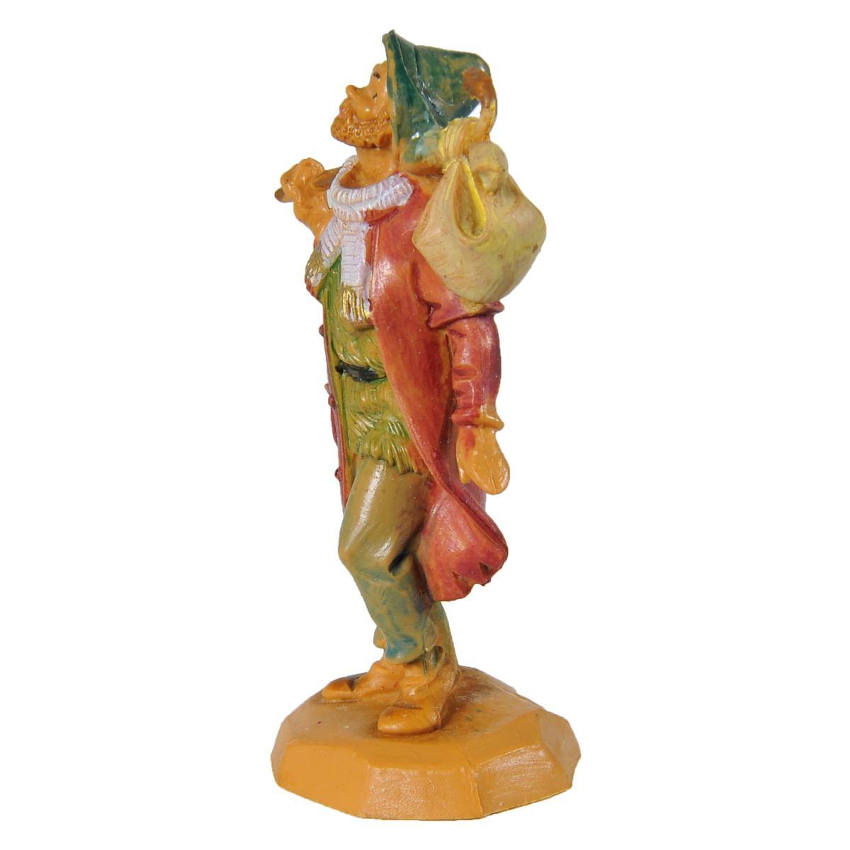 Statua cm.6,5 Pastore con Fardello | Fontanini