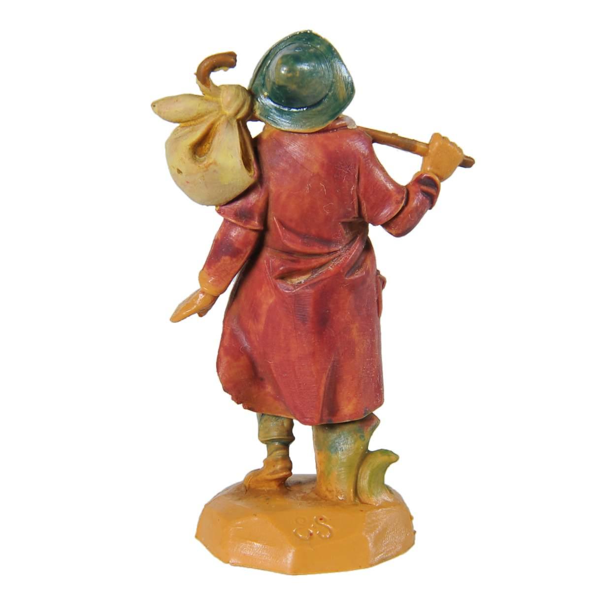 Statua cm.6,5 Pastore con Fardello | Fontanini