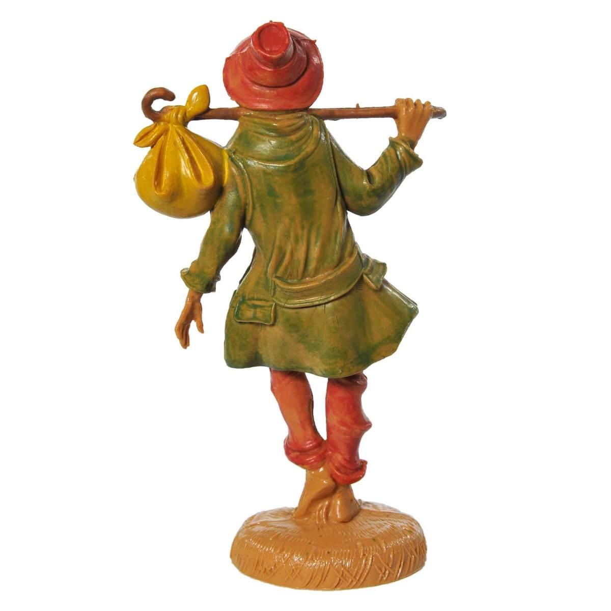 Statua cm.10 Pastore con Fardello | Fontanini