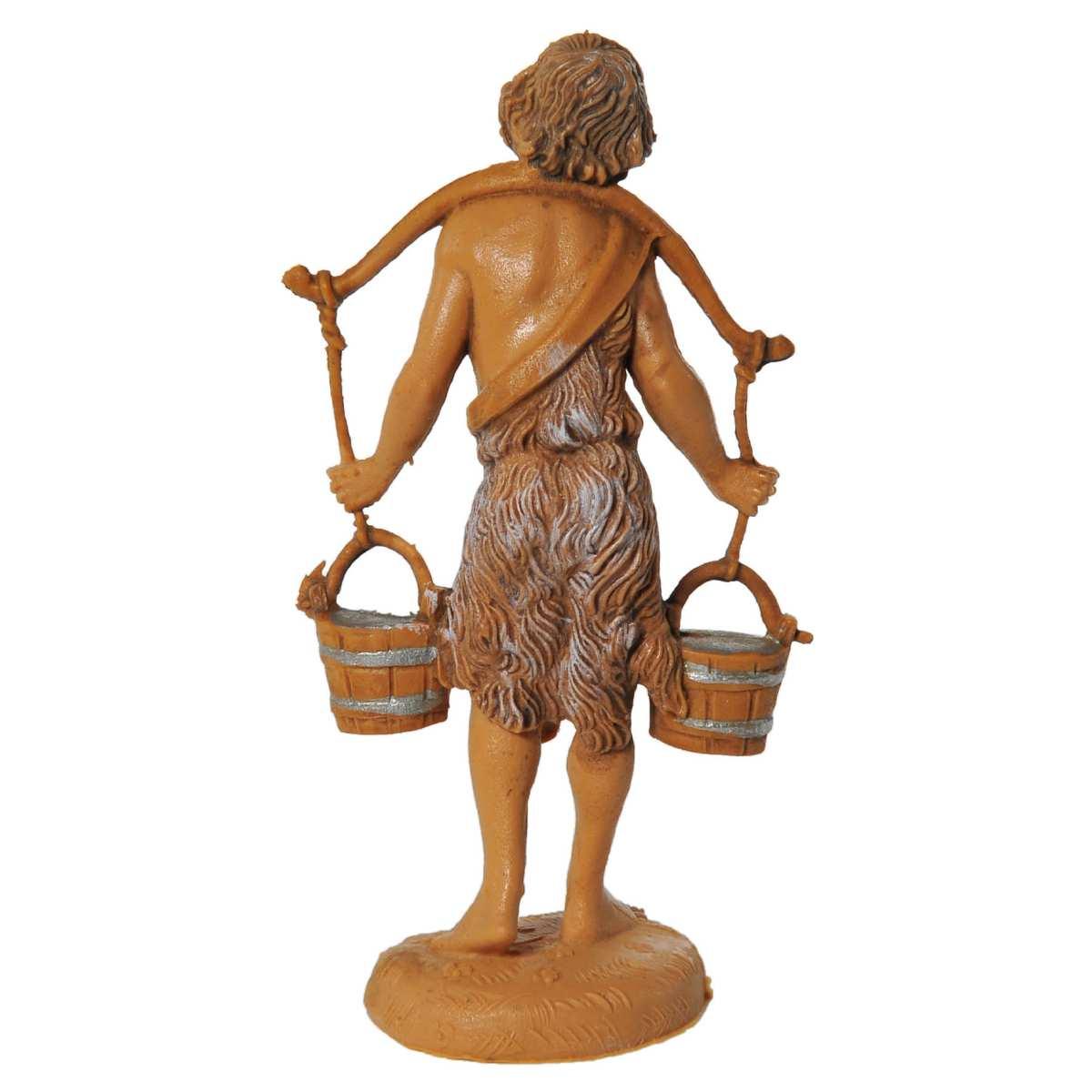 Statua cm.10 Pastore Acquaiolo con Secchi | Fontanini