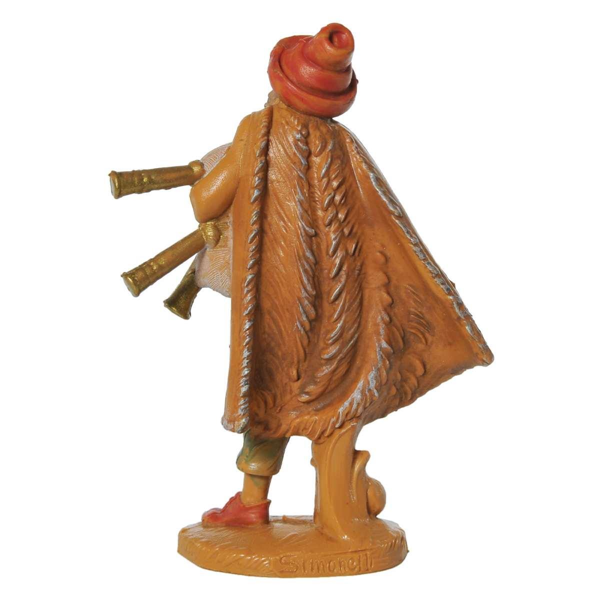 Statua cm.10 Pastore con Zampogna e Cappello | Fontanini