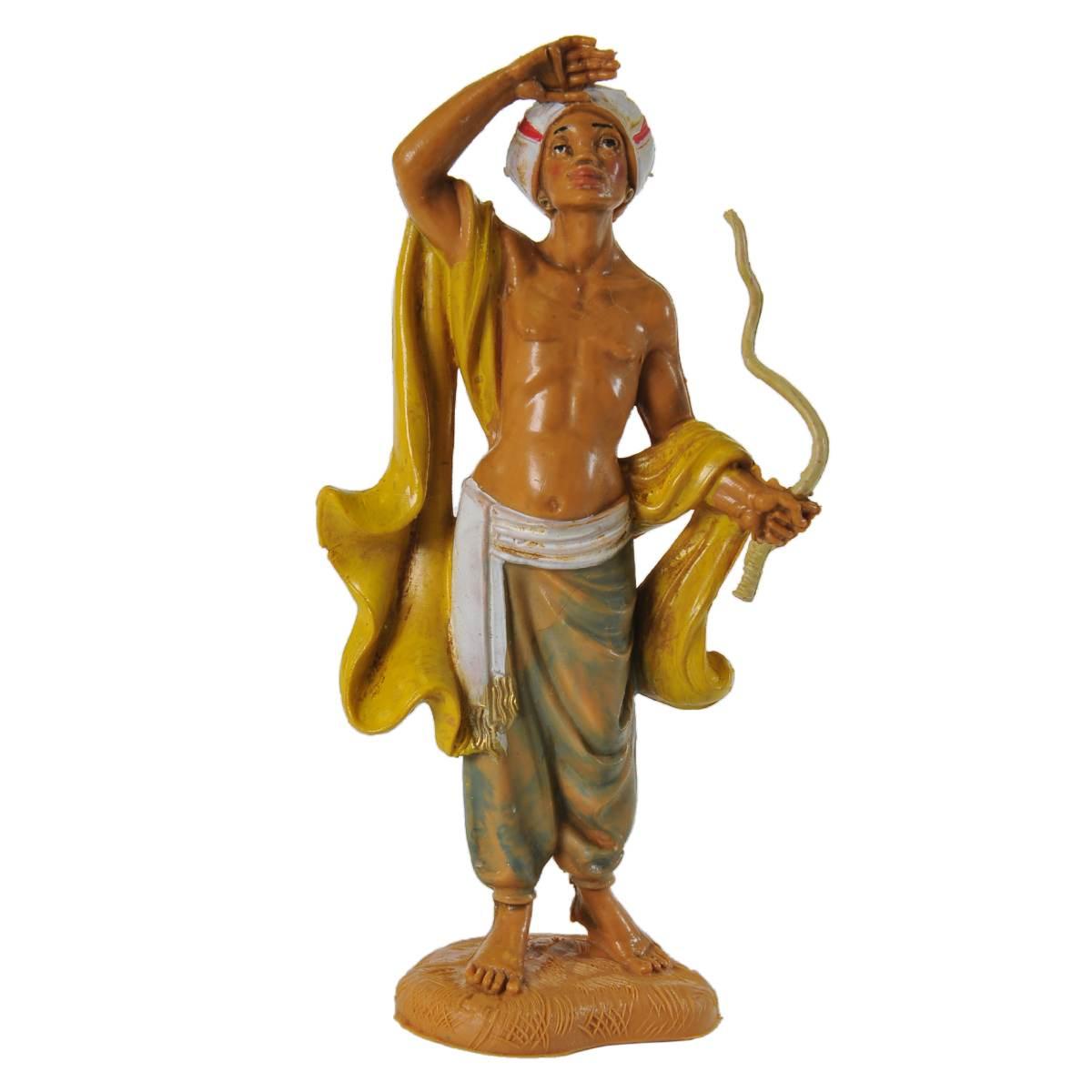 Statua cm.10 Pastore con Frusta | Fontanini