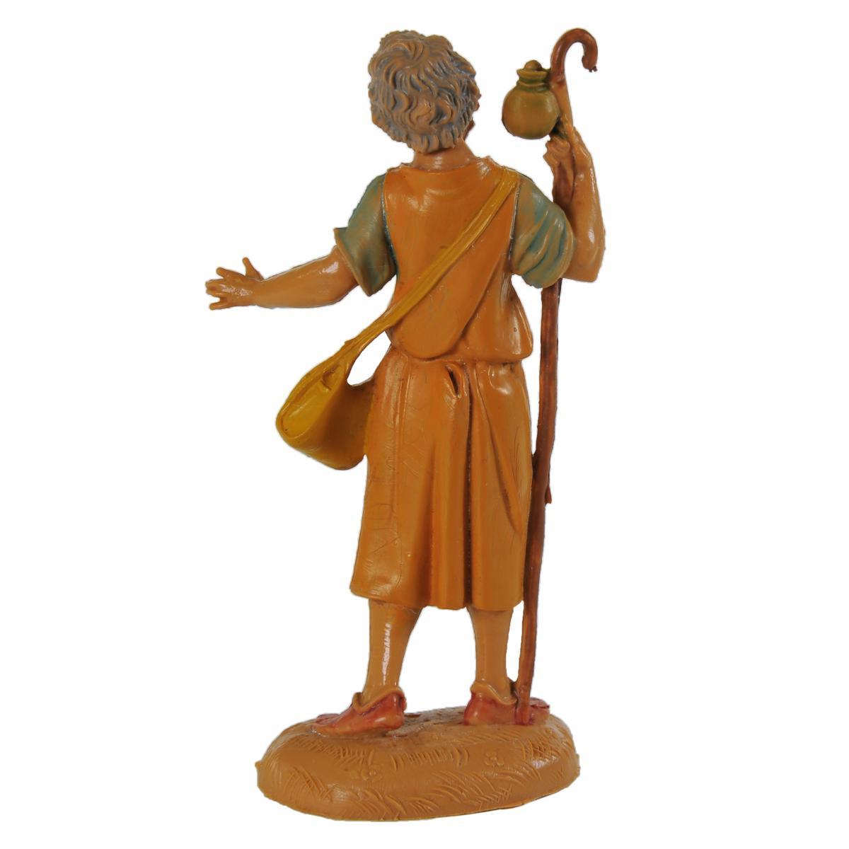 Statua cm.10 Pastore con Bastone | Fontanini