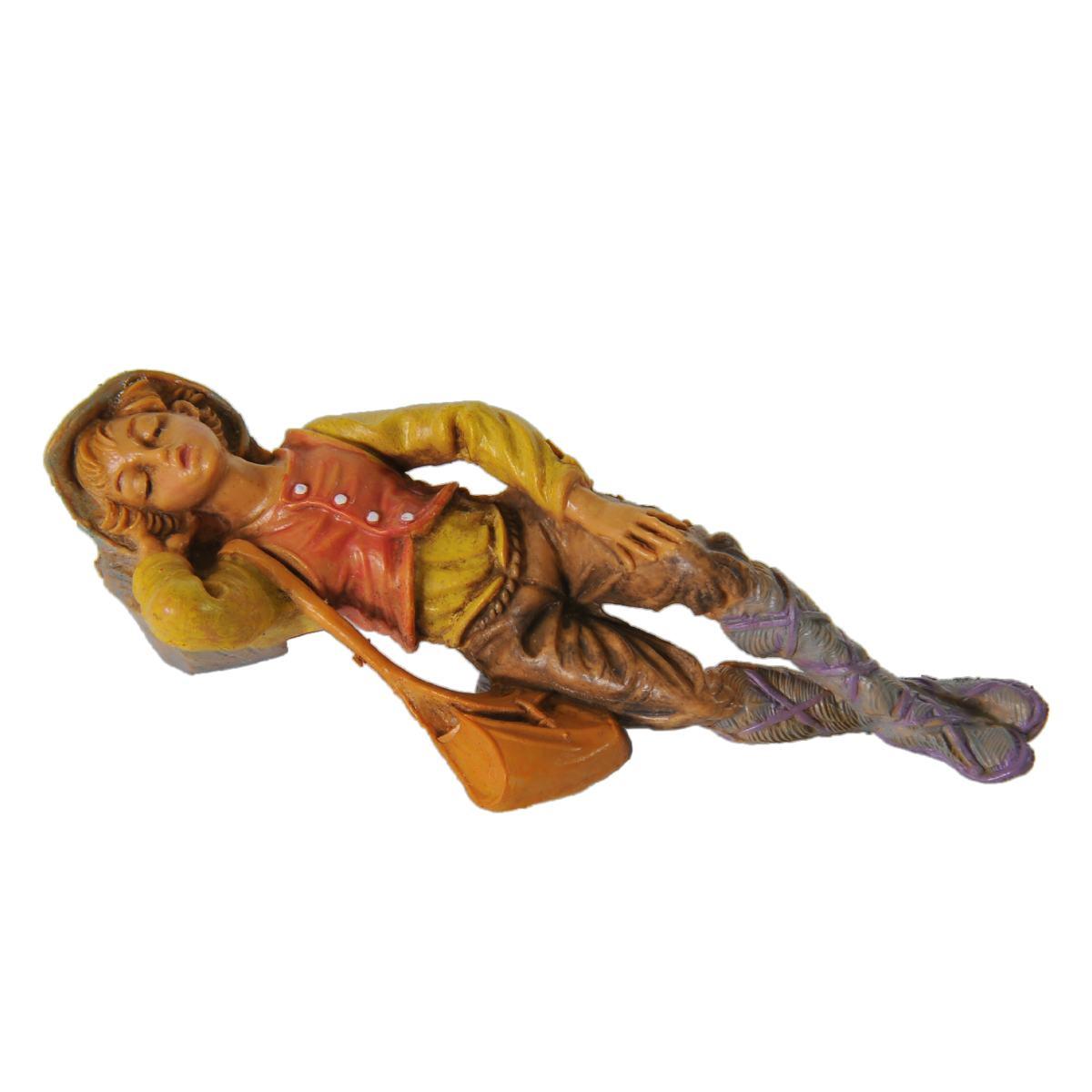 Statua cm.10 Pastore Sdraiato a Terra | Fontanini