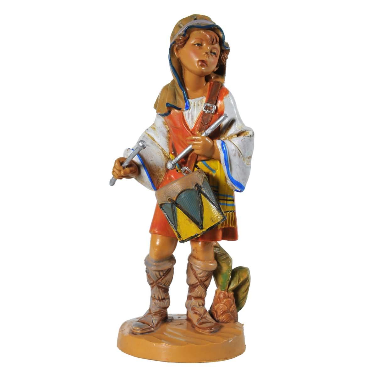 Statua cm.12 Pastore con Tamburo | Fontanini