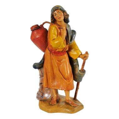 Statua cm.12 Pastore con Anfora | Fontanini