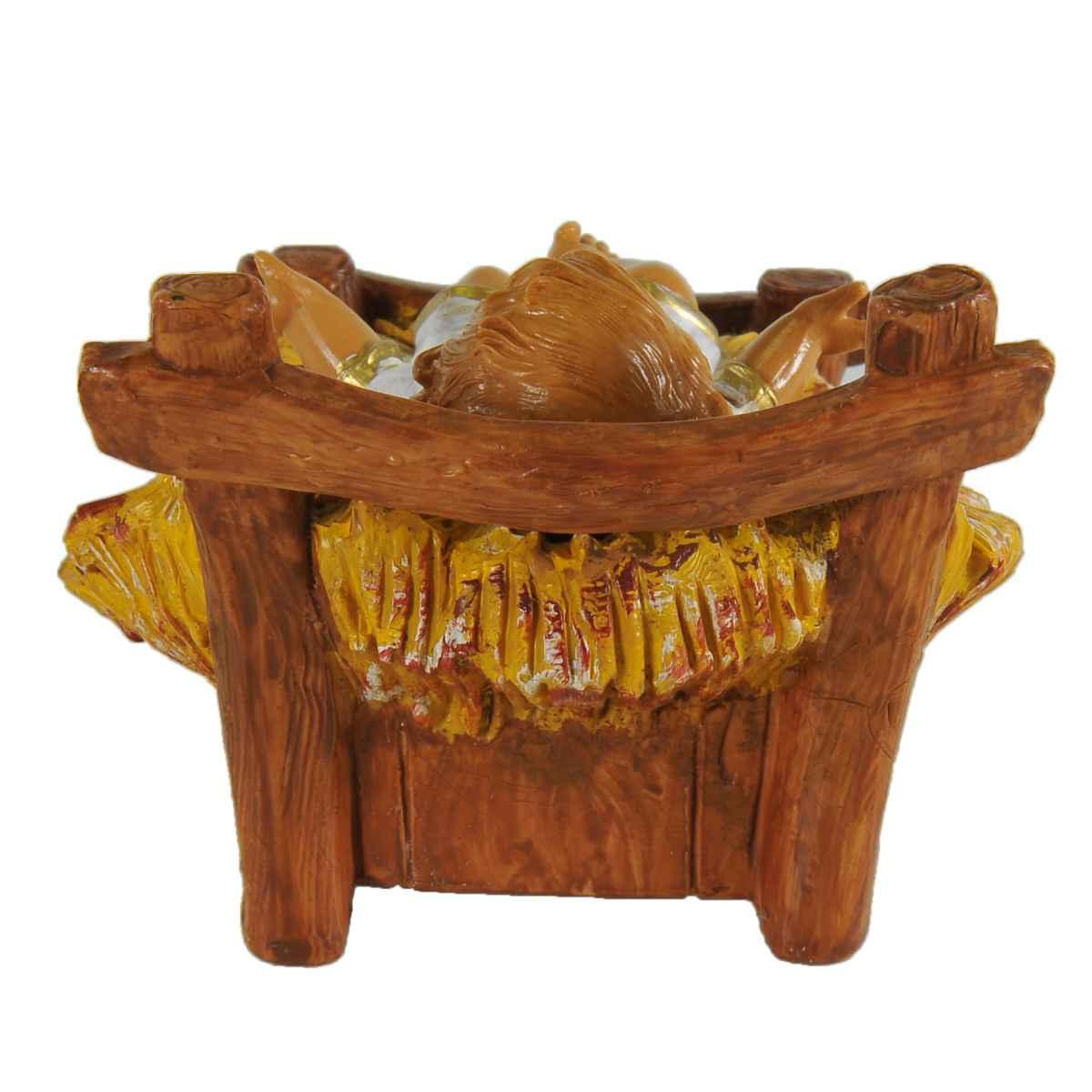 Statua cm.30 Ges Bambino con Culla cm.11x8,5xH14,5 | Fontanini