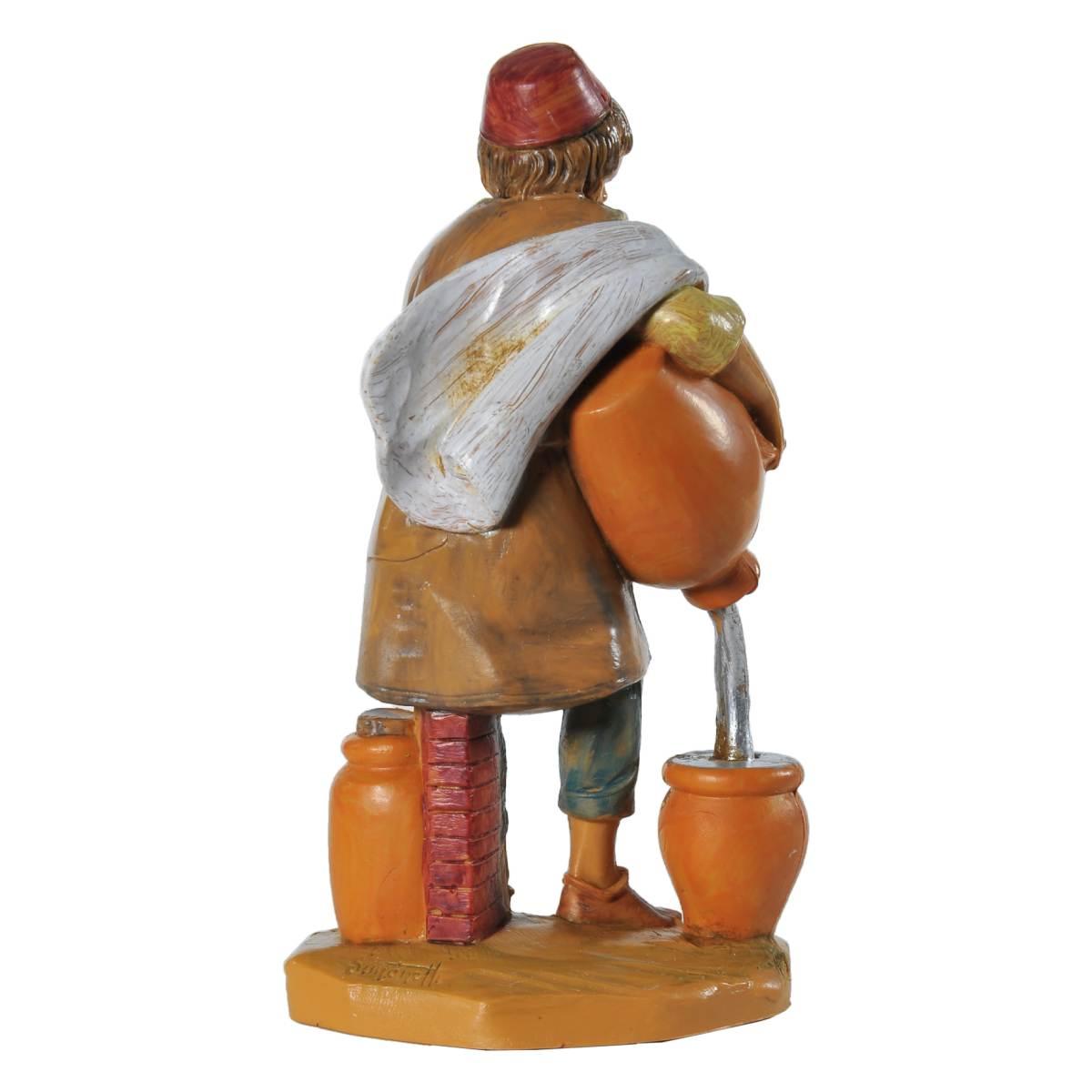 Statua cm.12 Pastore con Anfore | Fontanini