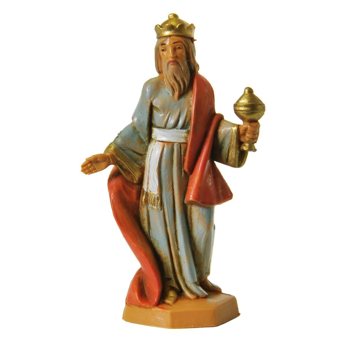 Statua cm.6,5 Re Magio Melchiorre cm.4,2x2,3xH6,9 | Fontanini