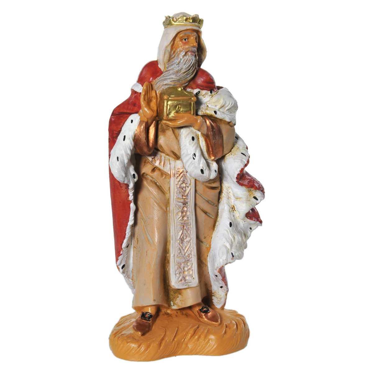 Statua cm.12 Re Magio Melchiorre cm.6x4xH12,5 | Fontanini