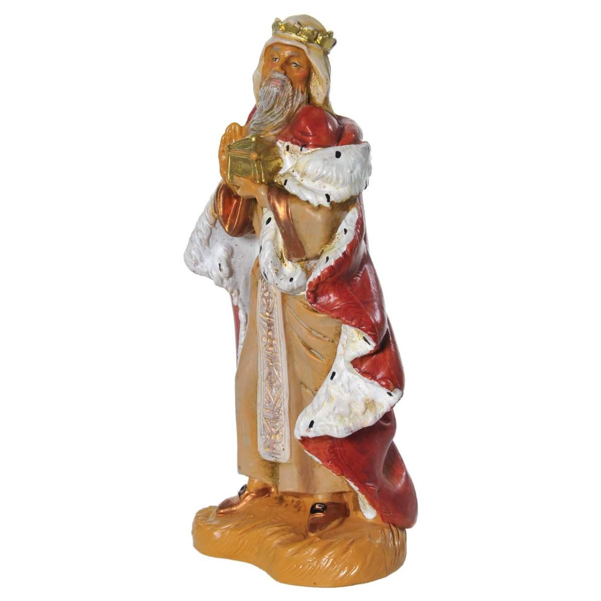 Statua cm.12 Re Magio Melchiorre cm.6x4xH12,5 | Fontanini