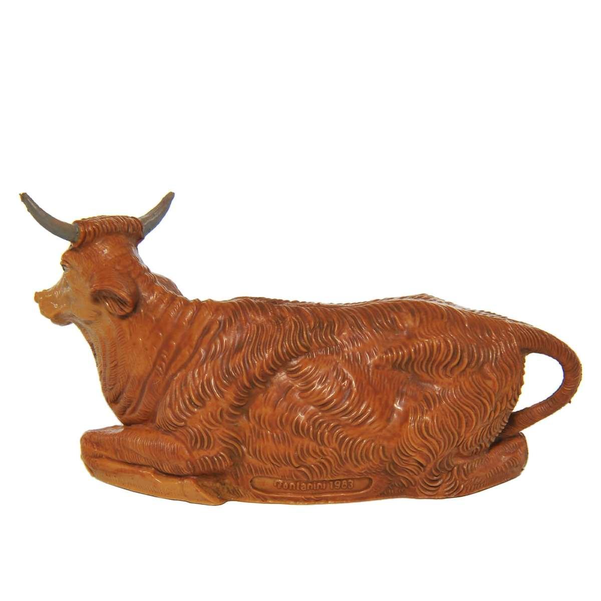 Statua cm.10 Bue Sdraiato | Fontanini