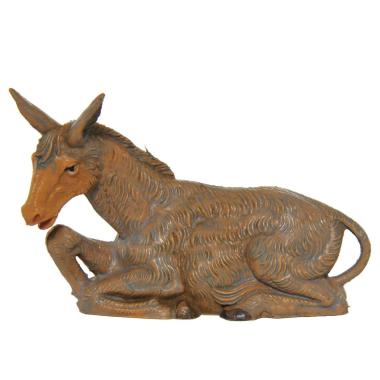Statua cm.10 Asino Sdraiato | Fontanini