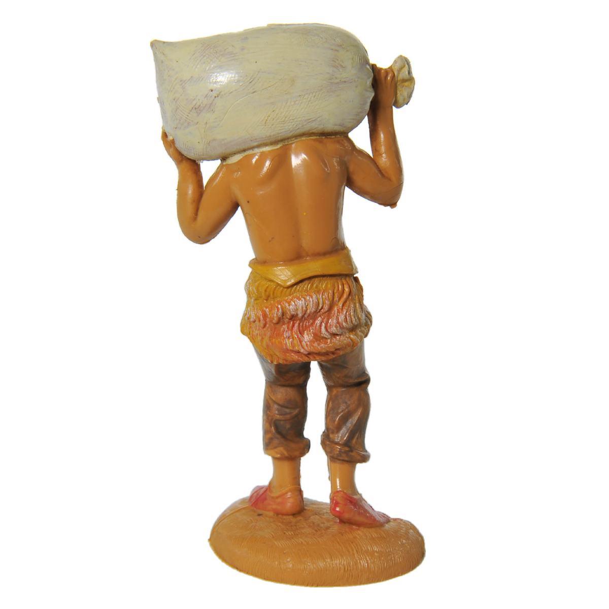 Statua cm.10 Pastore con Sacco in Spalla | Fontanini