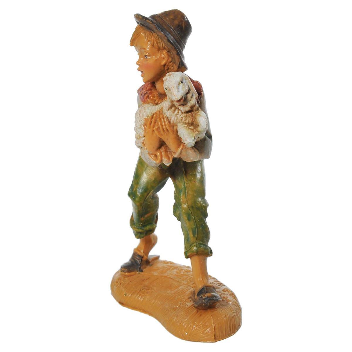 Statua cm.10 Pastore Chinato con Pecora | Fontanini
