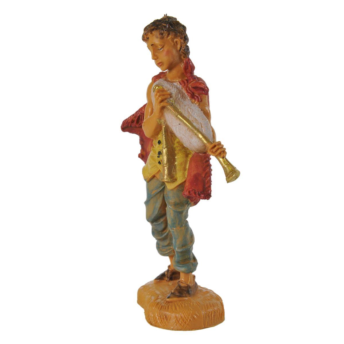 Statua cm.10 Pastore con Zampogna | Fontanini