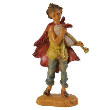 Statua cm.10 Pastore con Zampogna | Fontanini