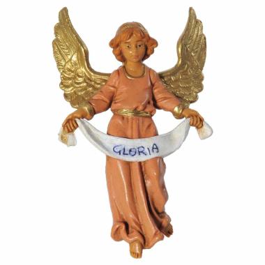 Statua cm.10 Angelo da Appendere con Abito Rosa cm.6x2xH10 | Fontanini