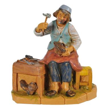 Statua cm.12 Calzolaio con Banco | Fontanini