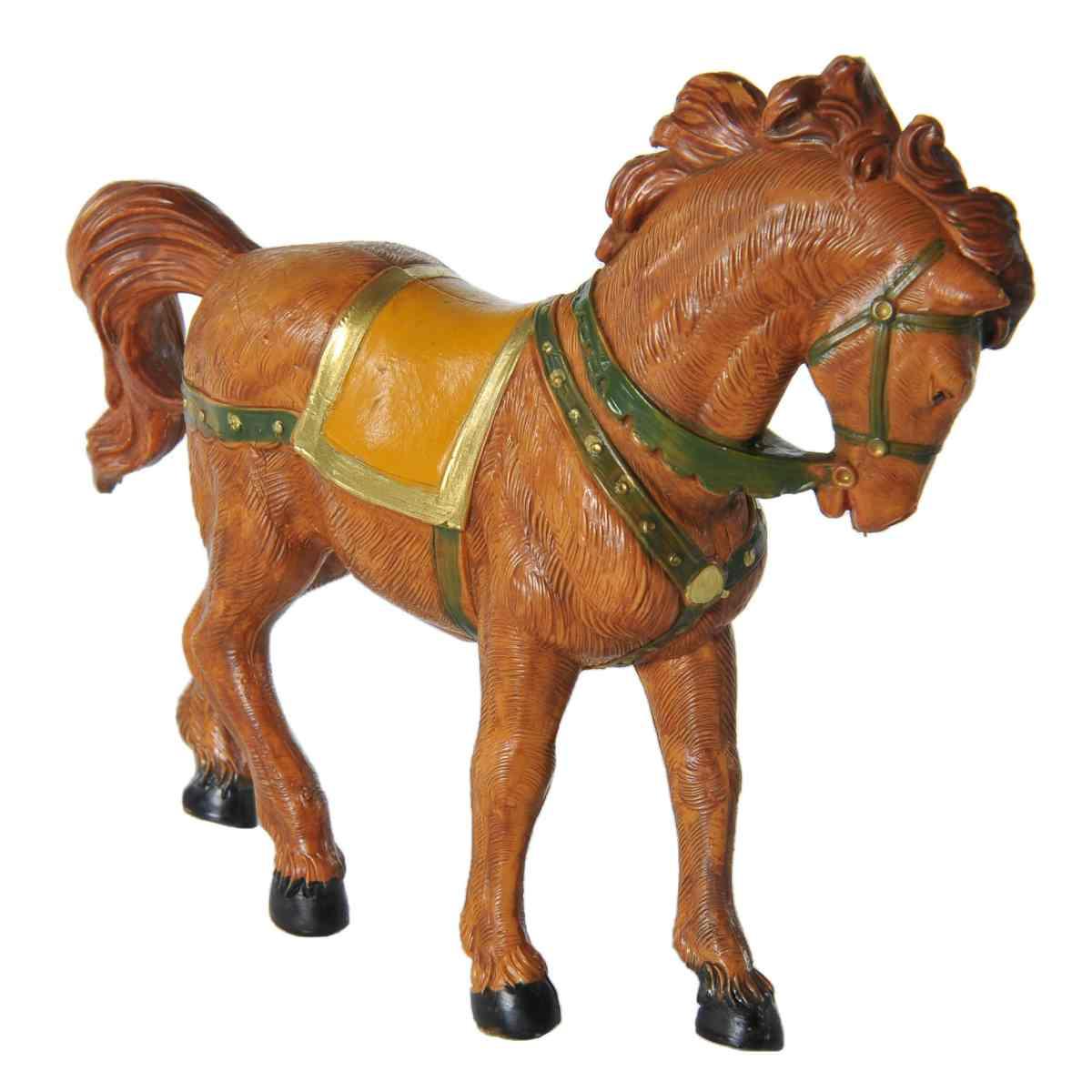Statua cm.12 Cavallo Marrone | Fontanini