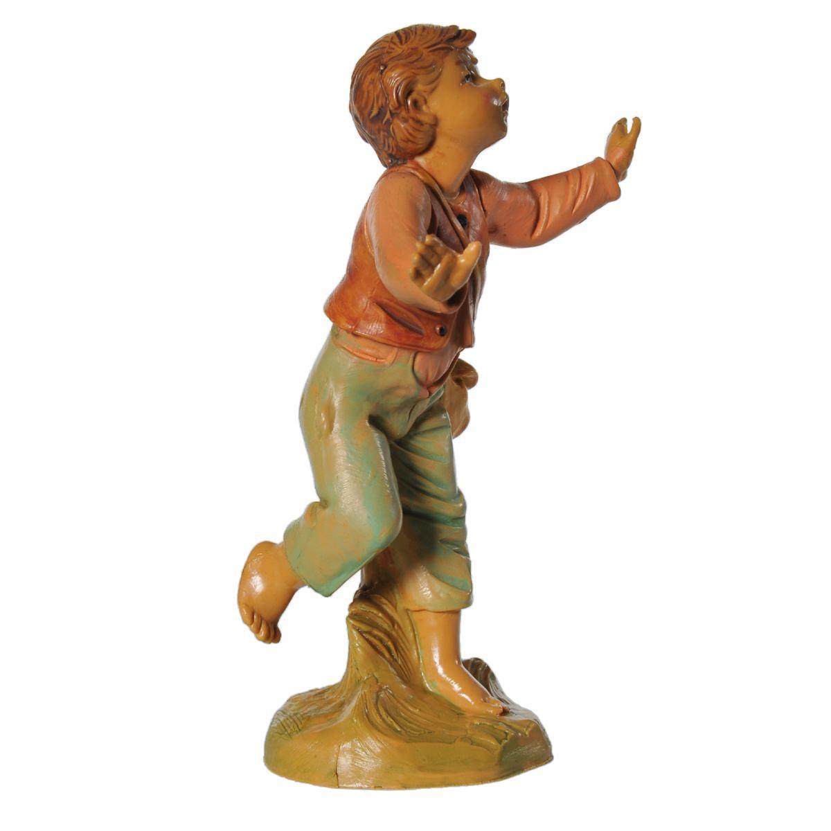 Statua cm.19 Pastorello con Borsa | Fontanini