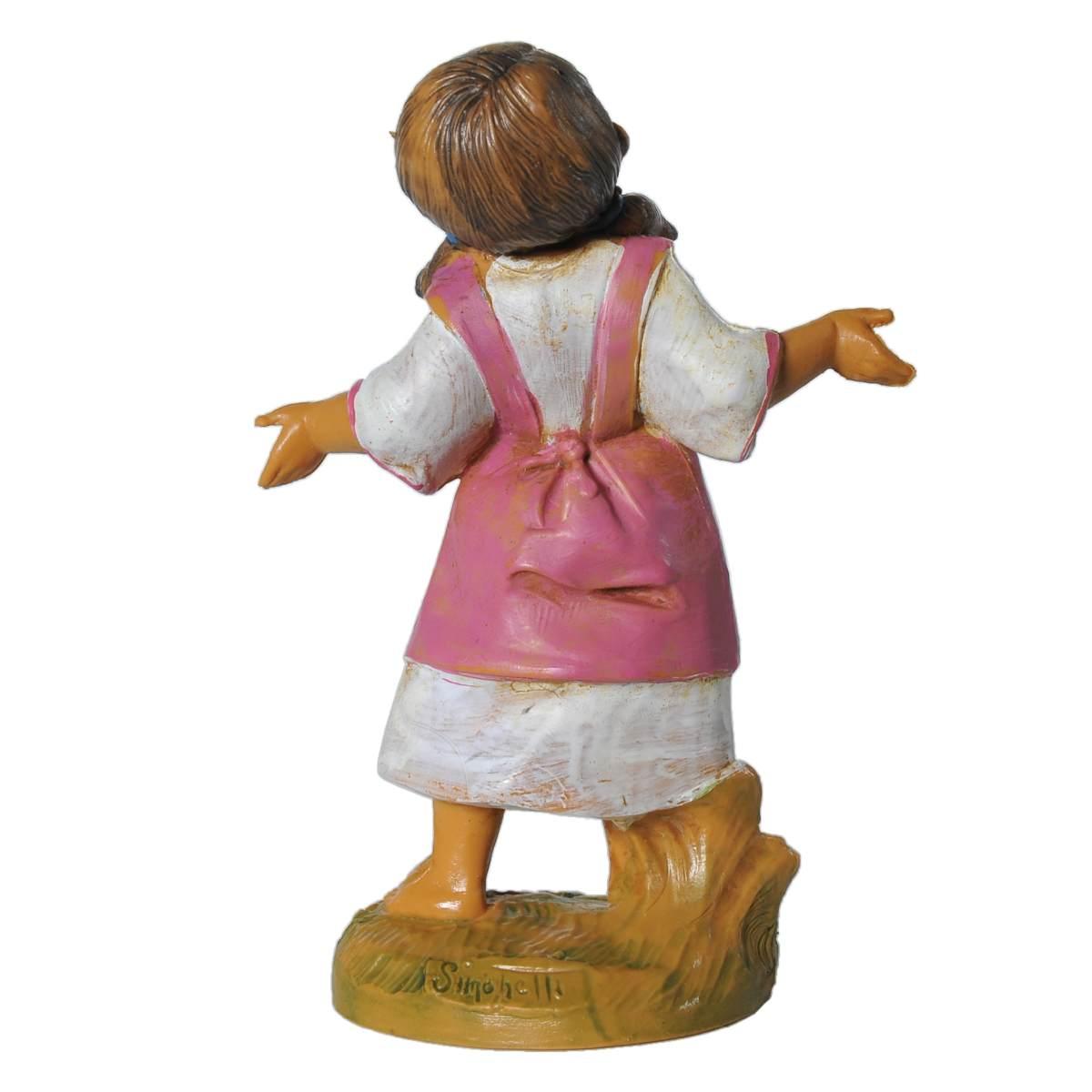 Statua cm.19 Bambina Braccia Aperte | Fontanini