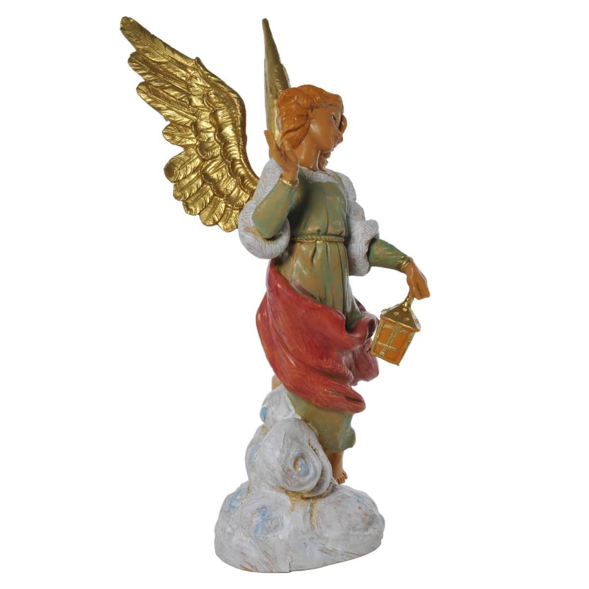 Statua presepe 19 cm angelo con base