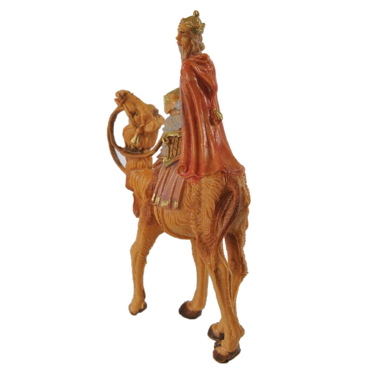 Statua cm.6,5 Re Magio Melchiorre con Cammello cm.6,5x2,1xH8,5 | Fontanini