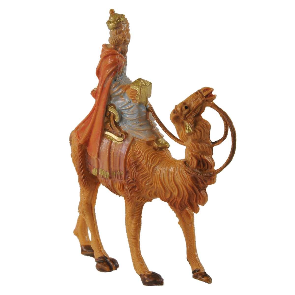 Statua cm.6,5 Re Magio Melchiorre con Cammello cm.6,5x2,1xH8,5 | Fontanini