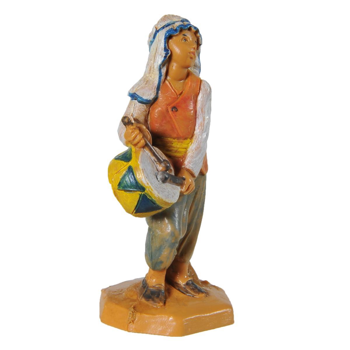 Statua cm.6,5 Pastore con Tamburo | Fontanini