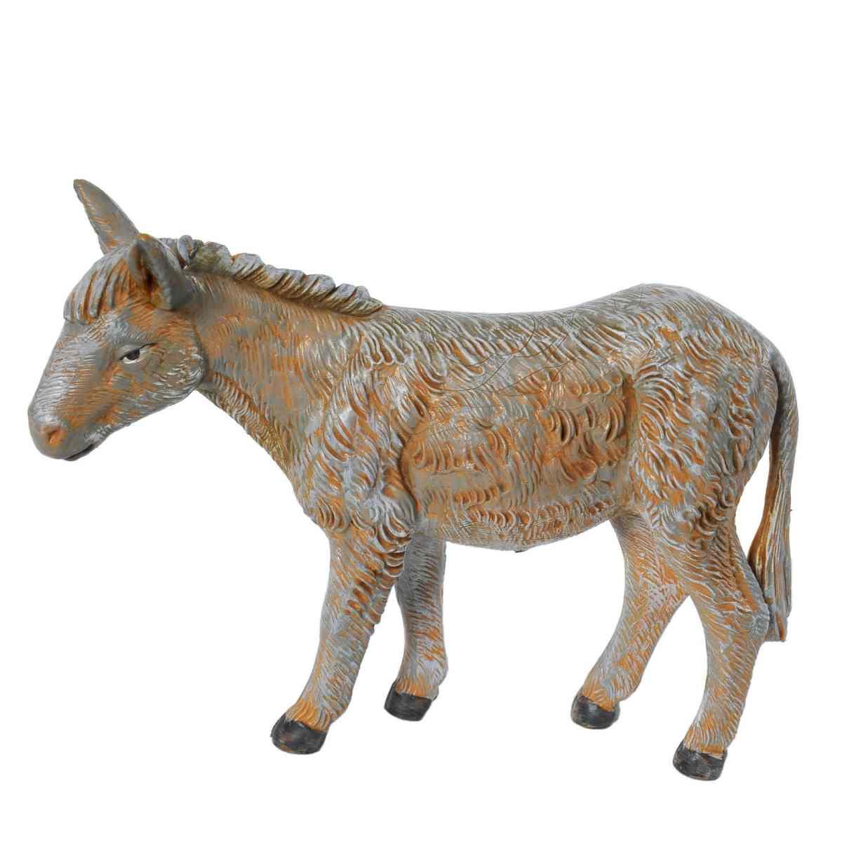 Statua cm.19 Asino in Piedi | Fontanini