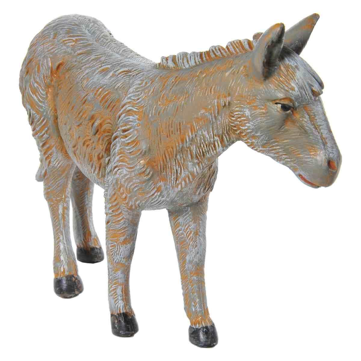 Statua cm.19 Asino in Piedi | Fontanini