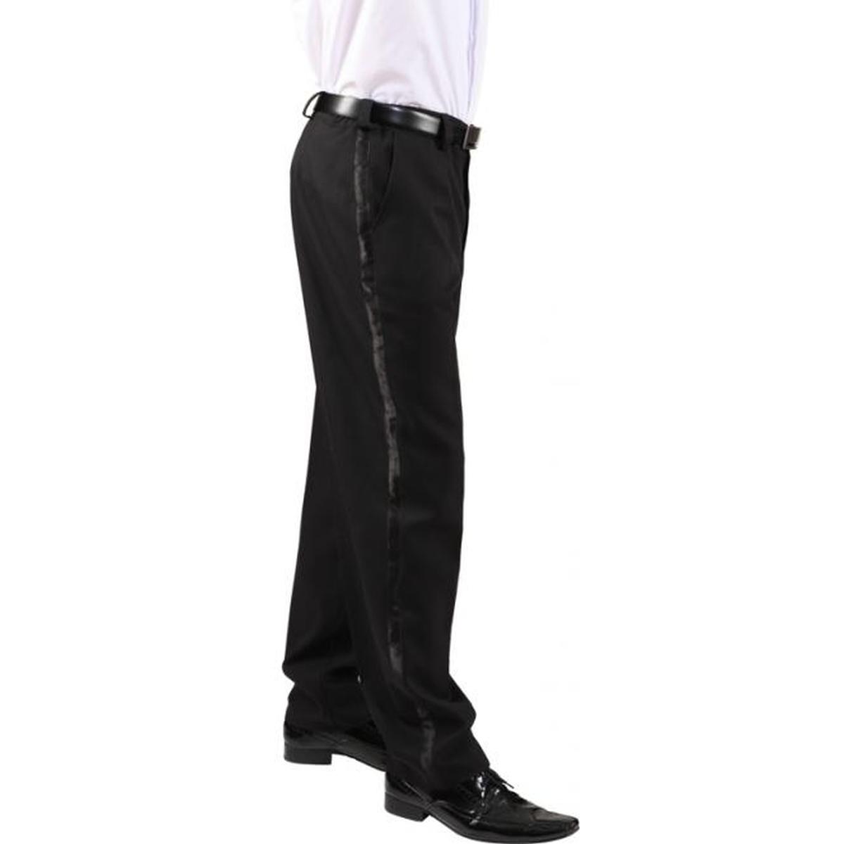 Pantaloni Nero con Strisce |Orlob