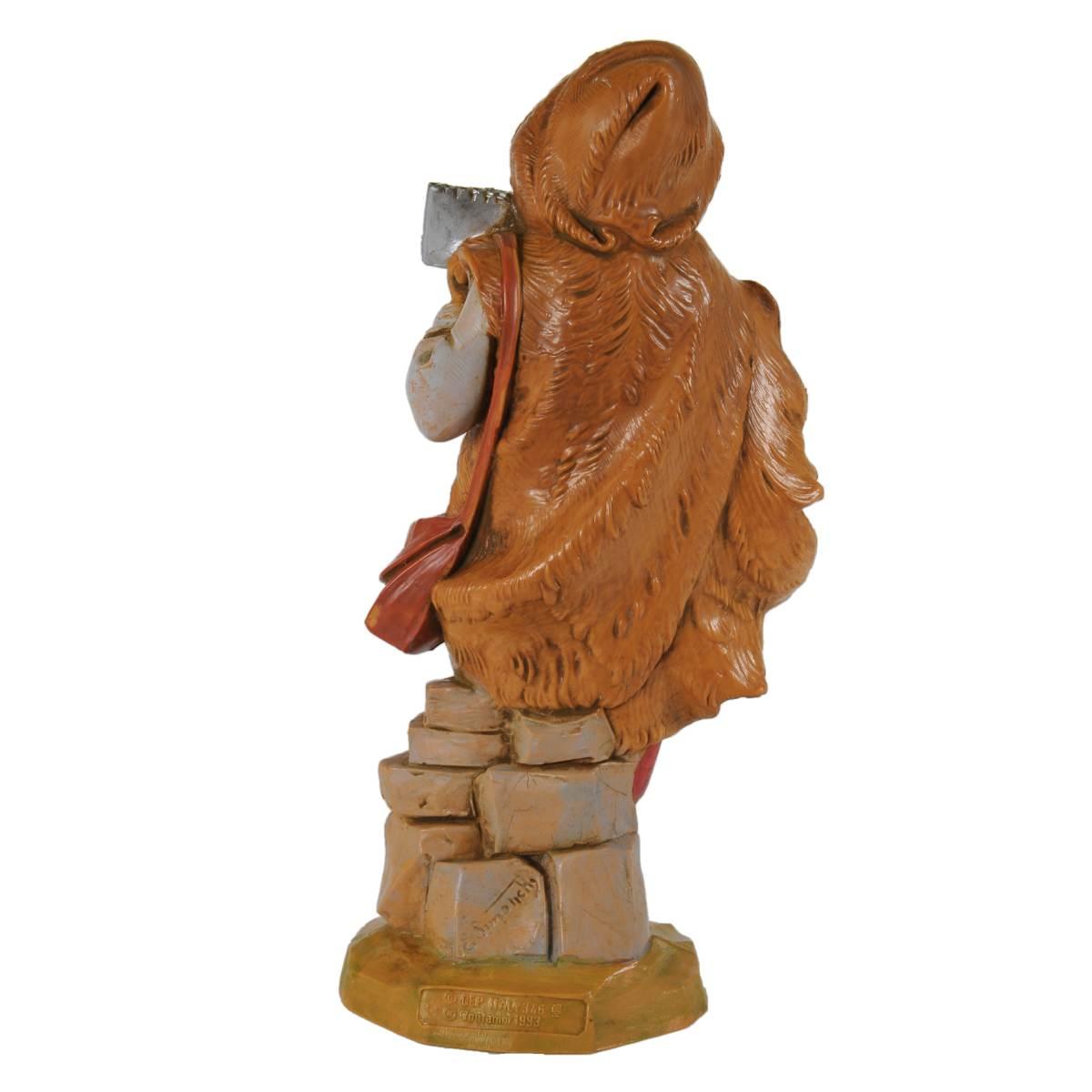 Statua cm.19 Pastore con Armonica | Fontanini