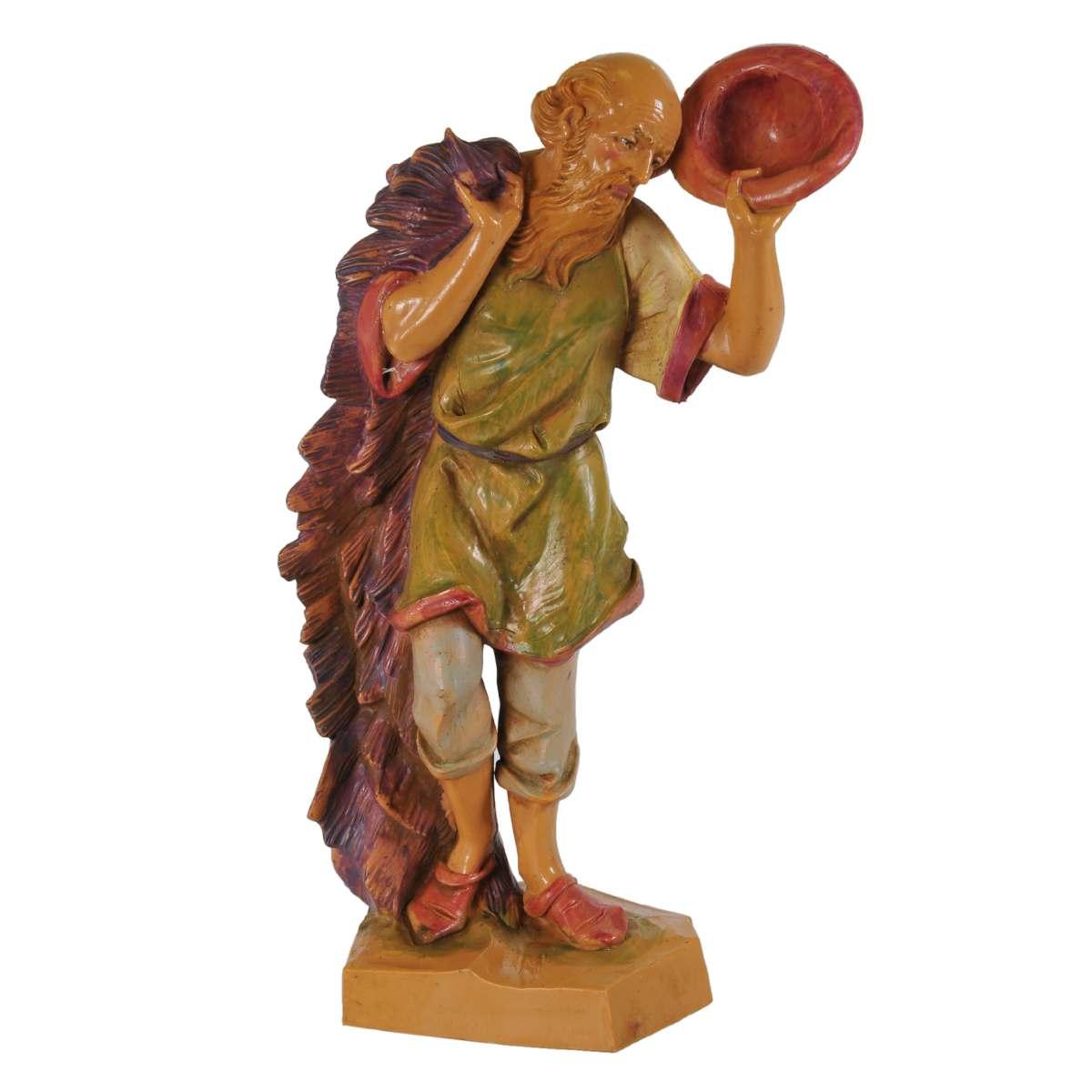 Statua cm.19 Pastore con Cappello | Fontanini