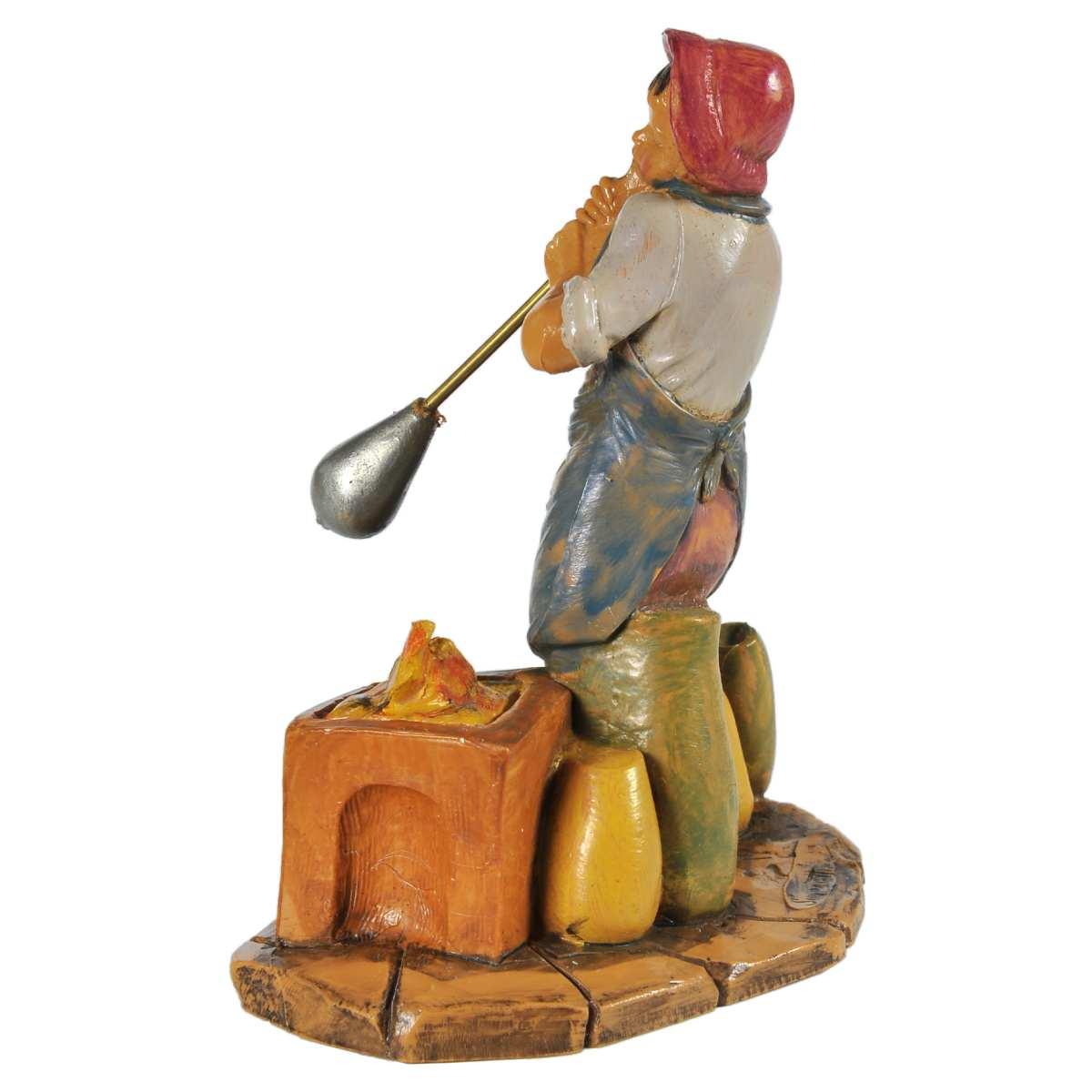 Statua presepe 12 cm soffiatore di vetro