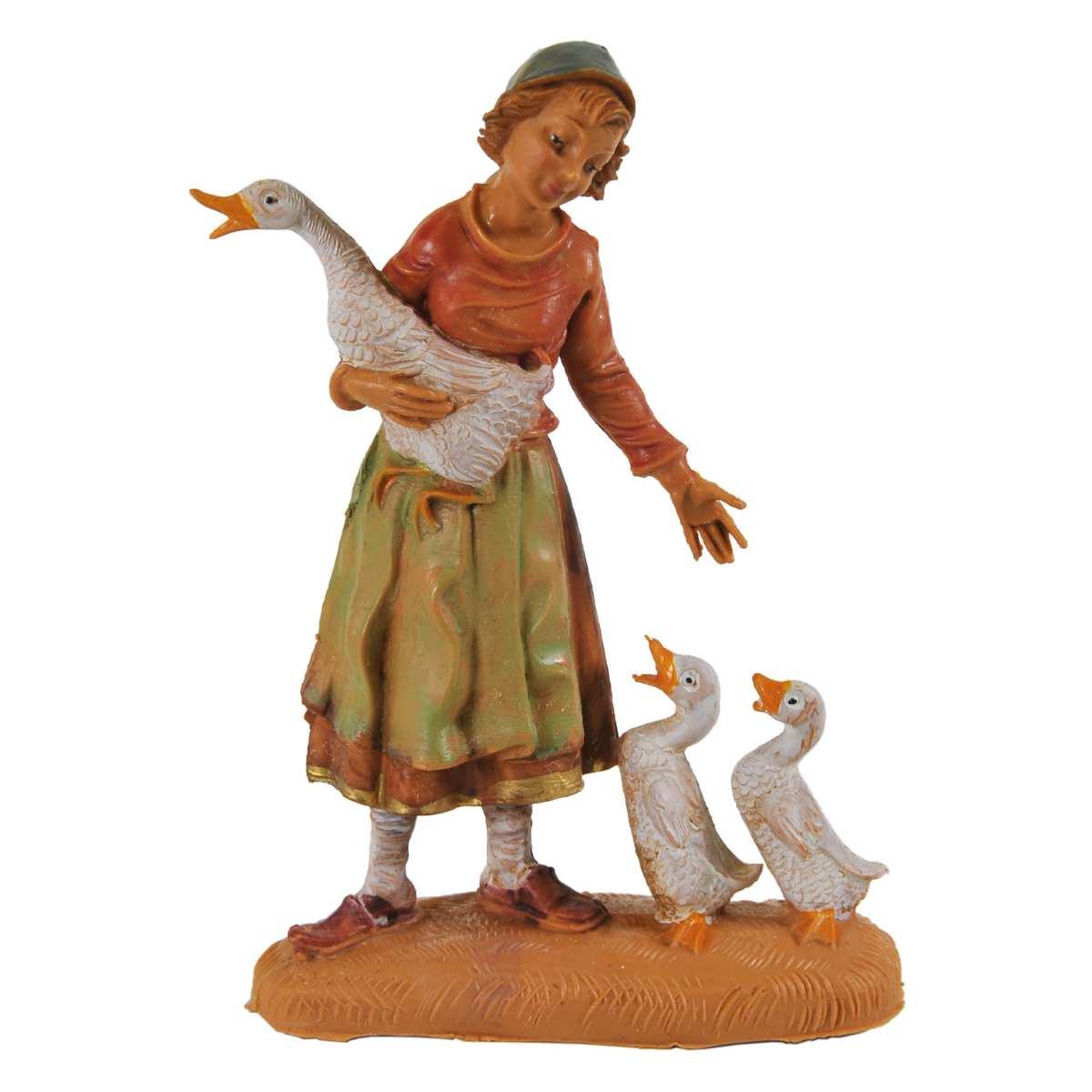 Statua cm.10 Pastori Doppi Assortiti Set pz.17 | Fontanini