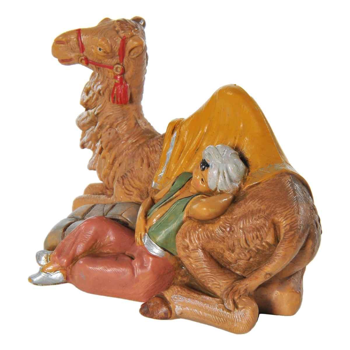 Statua cm.12 Bambino Seduto con Cammello | Fontanini